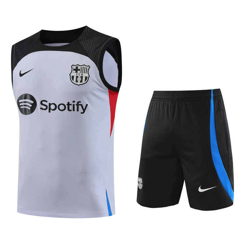 Conjunto de Treino Barcelona 23/24 - Regata/Short