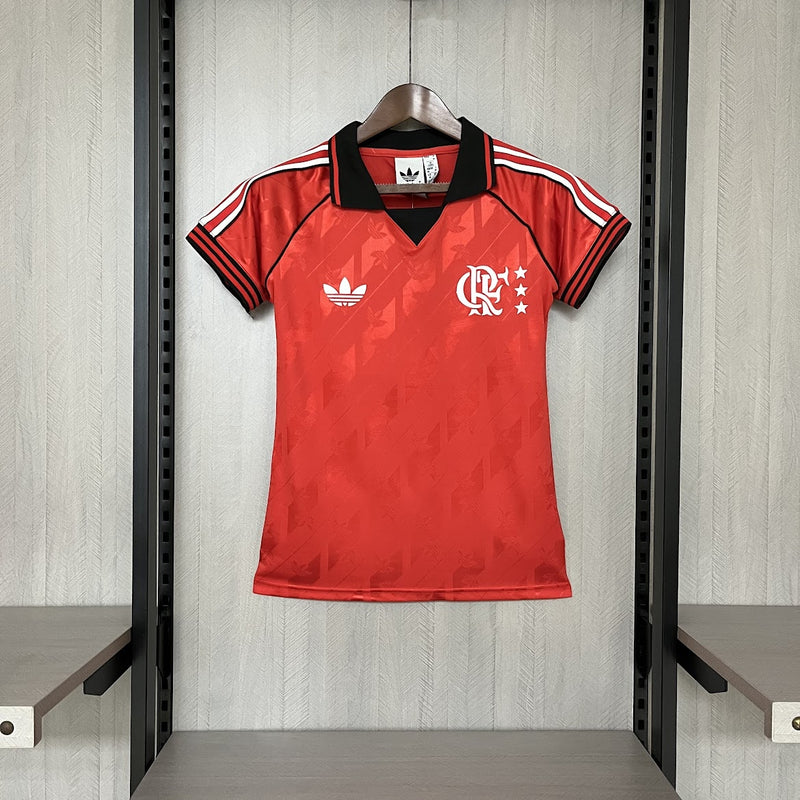 Camisa Flamengo Lifestyler 24/25 - Adidas torcedor feminina- Lançamento