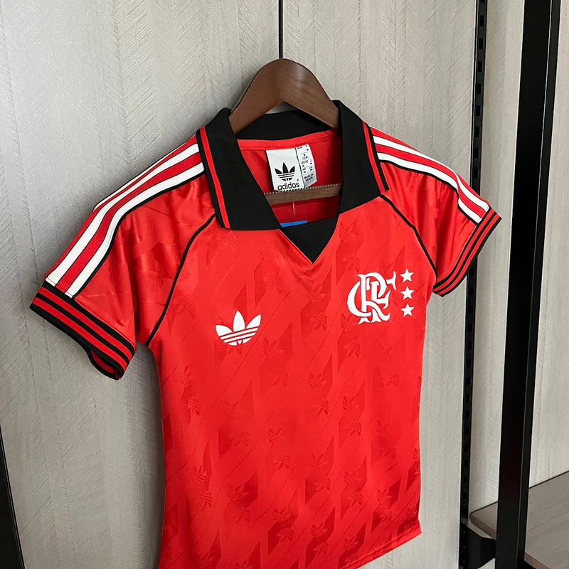 Camisa Flamengo Lifestyler 24/25 - Adidas torcedor feminina- Lançamento