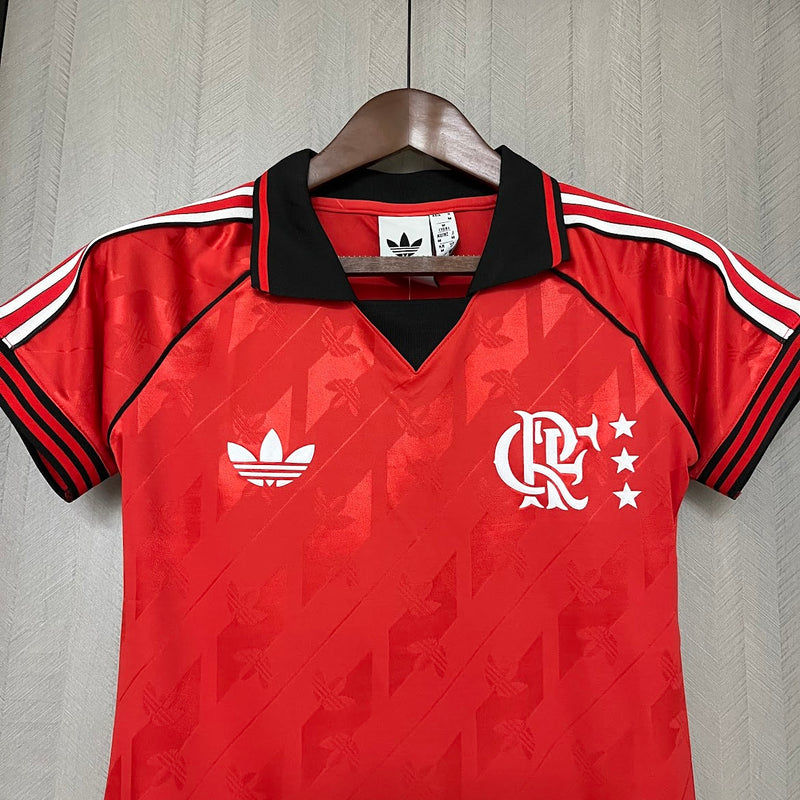 Camisa Flamengo Lifestyler 24/25 - Adidas torcedor feminina- Lançamento